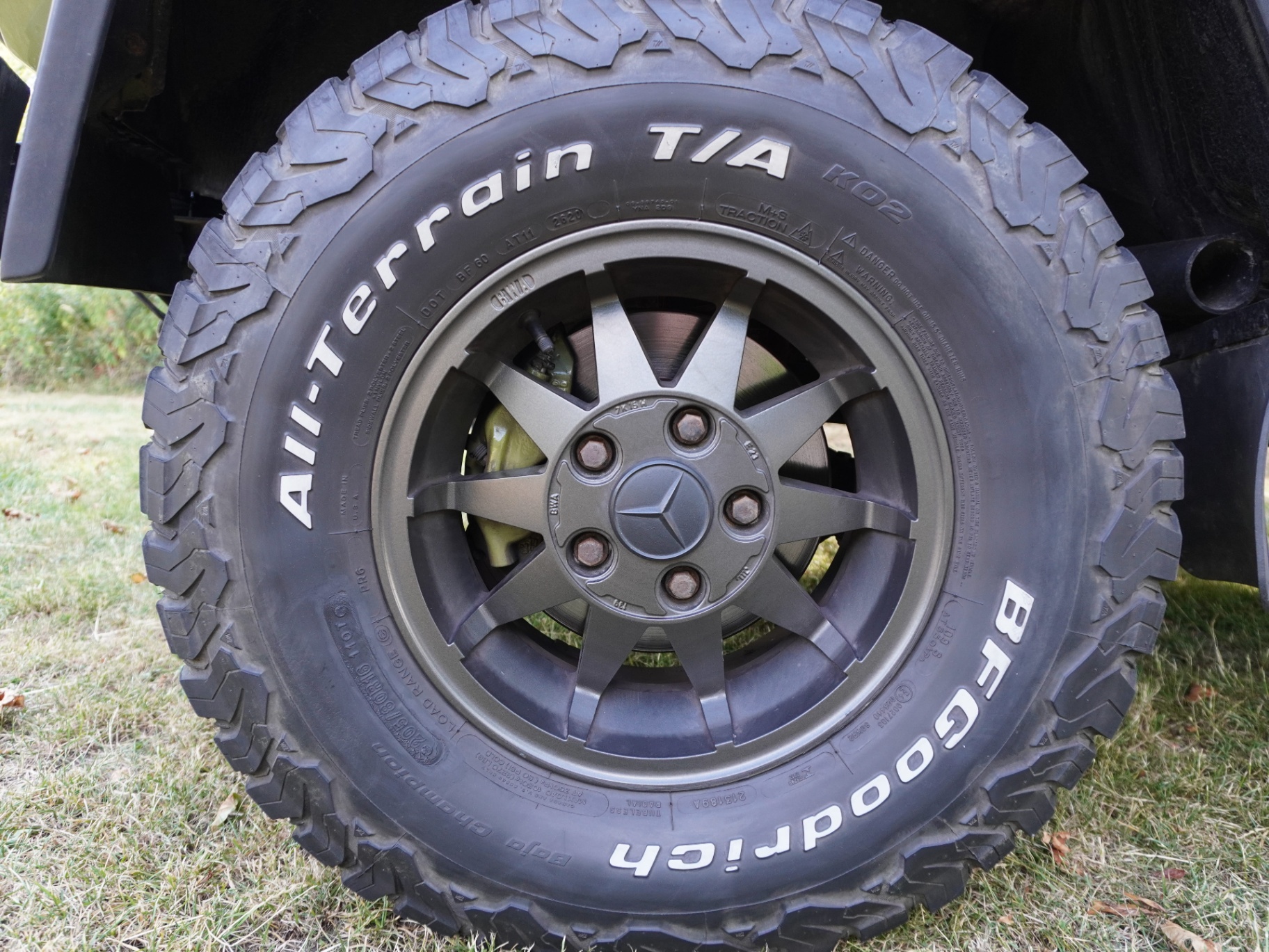 BFGoodrich All-Terrain T/A KO2 on refinished alloys